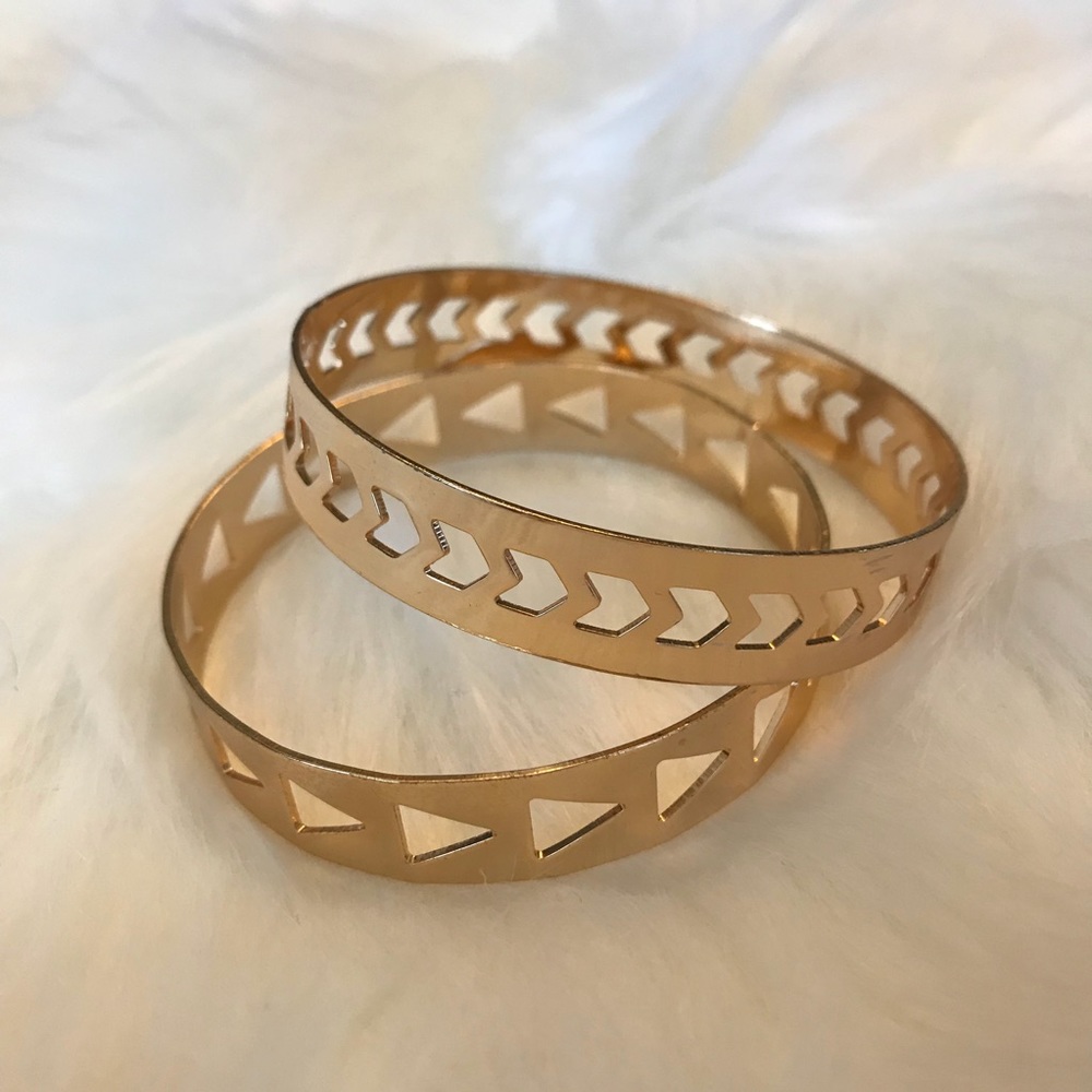 Gold Bangle Set